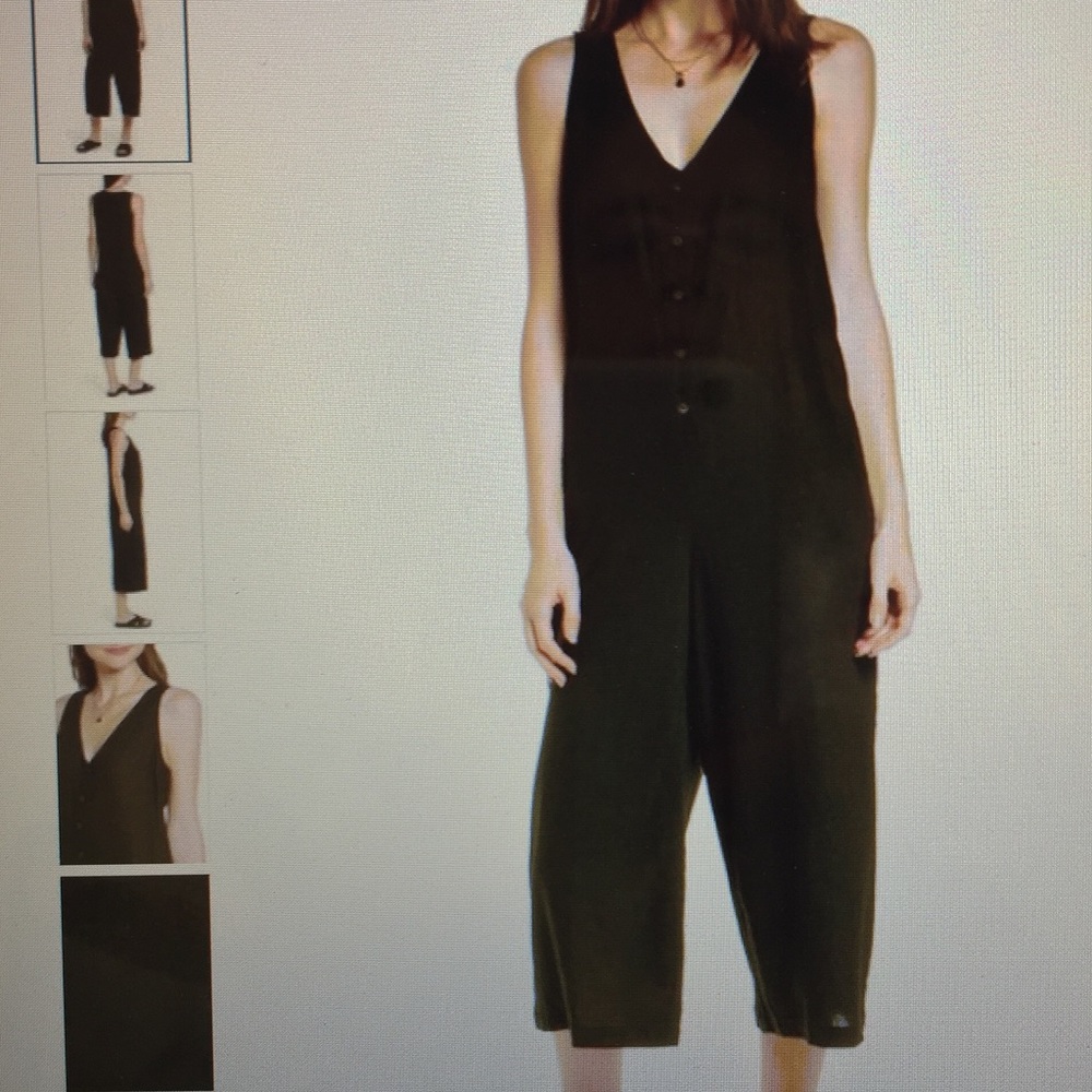 Treasure & Bond: Button Front Jumpsuit | Romper
